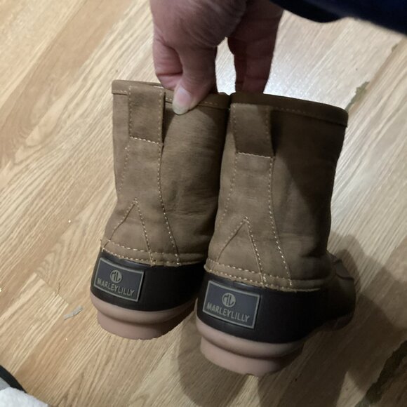 Women’s Marley Lilly Duck Boots Size 4 Brown Warm Waterproof - Picture 7 of 13